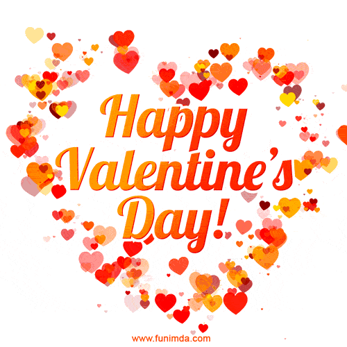 Beautiful Hearts Valentine's Day GIF - Download on 