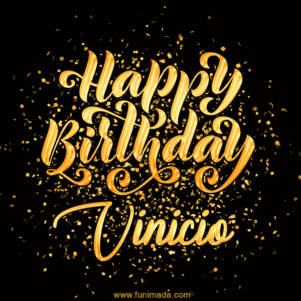 Happy Birthday Card for Vinicio - Download GIF and Send for Free