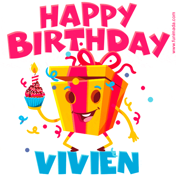 Funny Happy Birthday Vivien GIF