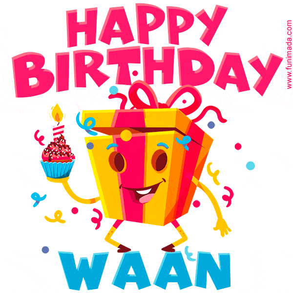 Funny Happy Birthday Waan GIF