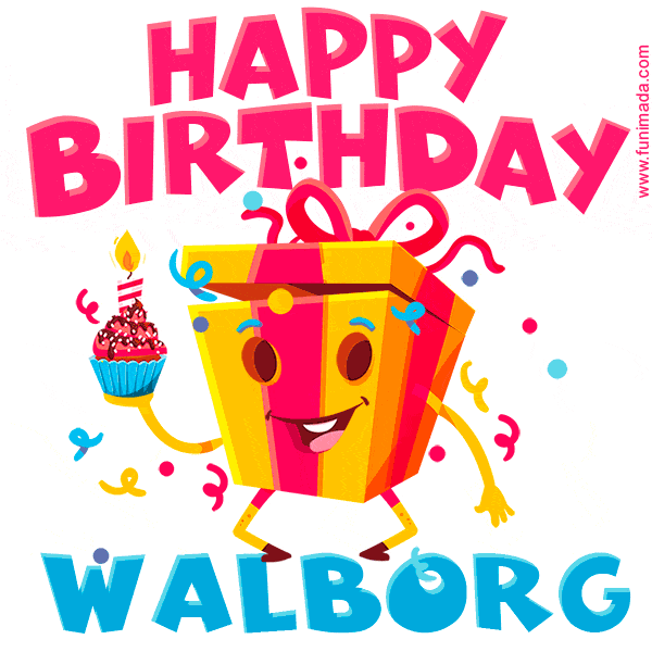 Funny Happy Birthday Walborg GIF