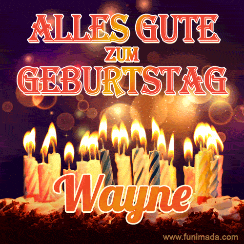 Alles Gute zum Geburtstag Wayne (GIF)