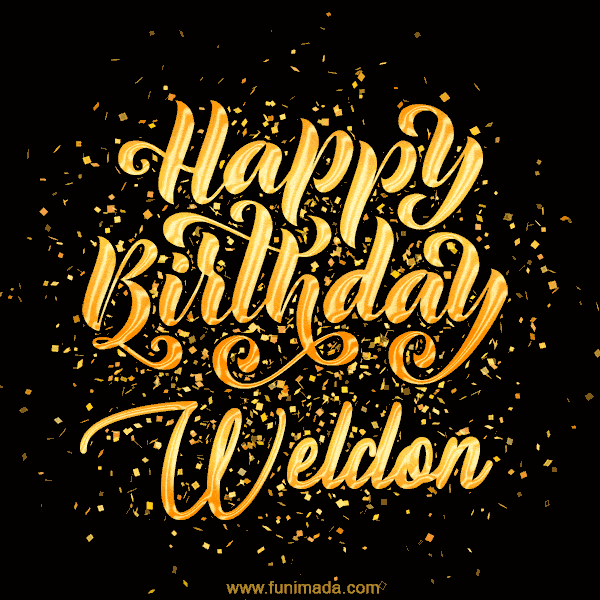 Happy Birthday Card for Weldon - Download GIF and Send for Free