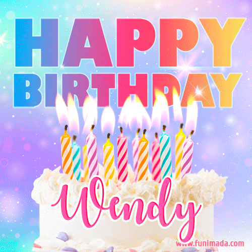Funny Happy Birthday Wendy GIF