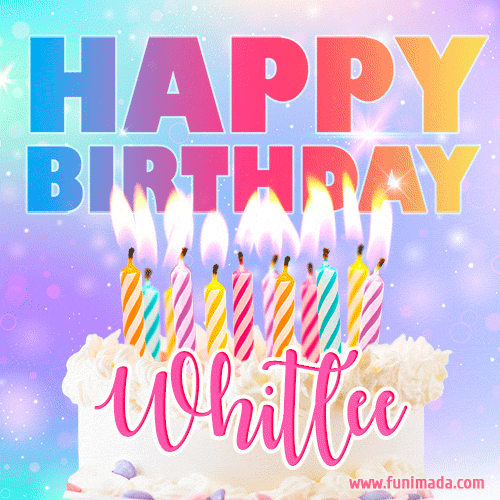 Funny Happy Birthday Whitlee GIF