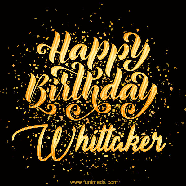 Happy Birthday Card for Whittaker - Download GIF and Send for Free