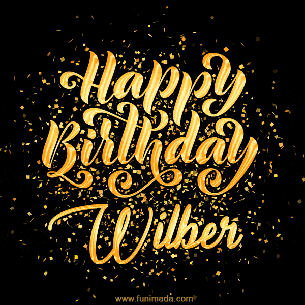 Happy Birthday Card for Wilber - Download GIF and Send for Free