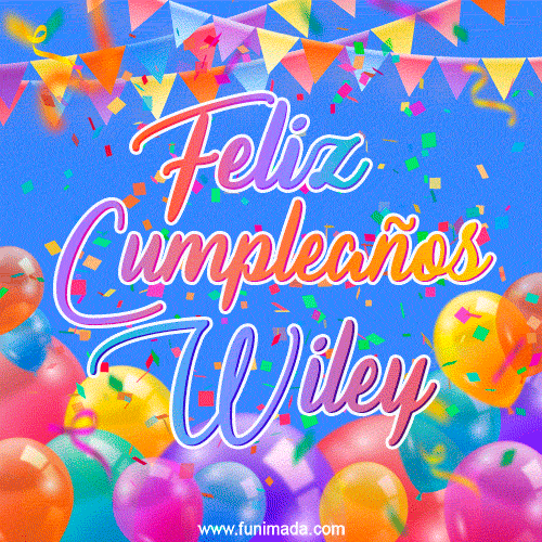 Feliz Cumpleaños Wiley (GIF)