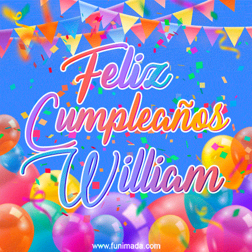 Feliz Cumpleaños William (GIF)