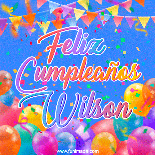 Feliz Cumpleaños Wilson (GIF)