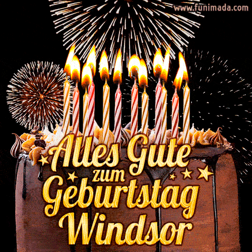 Alles Gute zum Geburtstag Windsor (GIF)
