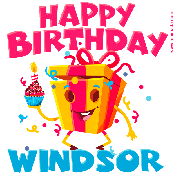 Funny Happy Birthday Windsor GIF