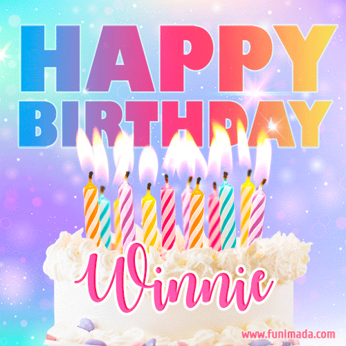 Funny Happy Birthday Winnie GIF
