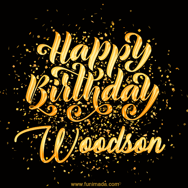 Happy Birthday Card for Woodson - Download GIF and Send for Free