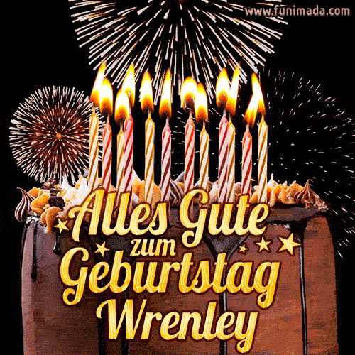 Alles Gute zum Geburtstag Wrenley (GIF)
