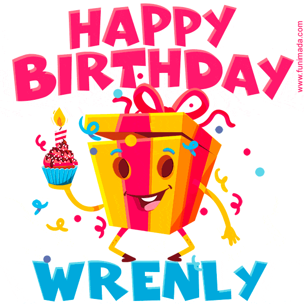 Funny Happy Birthday Wrenly GIF