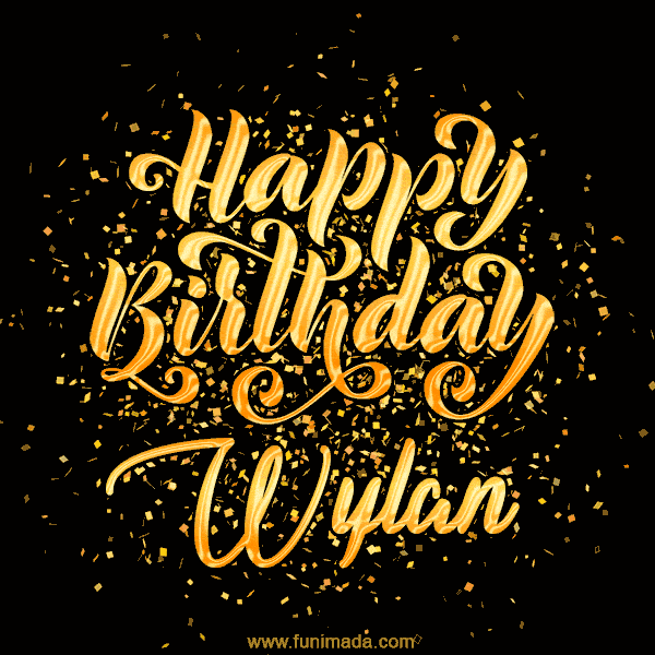 Happy Birthday Card for Wylan - Download GIF and Send for Free
