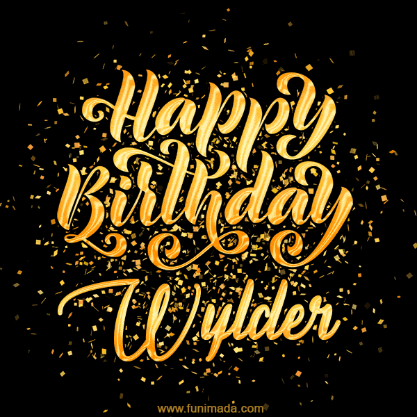 Happy Birthday Card for Wylder - Download GIF and Send for Free