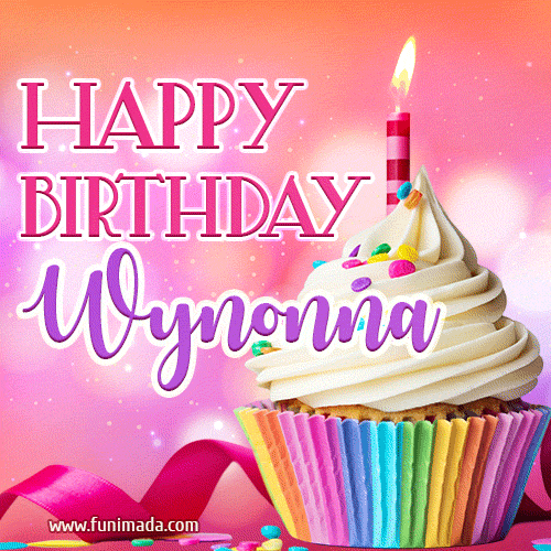 Happy Birthday Wynonna - Lovely Animated GIF