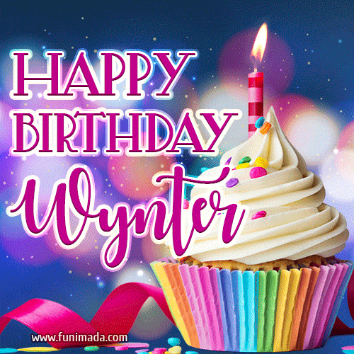 Happy Birthday Wynter - Lovely Animated GIF