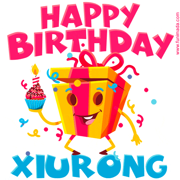 Funny Happy Birthday Xiurong GIF