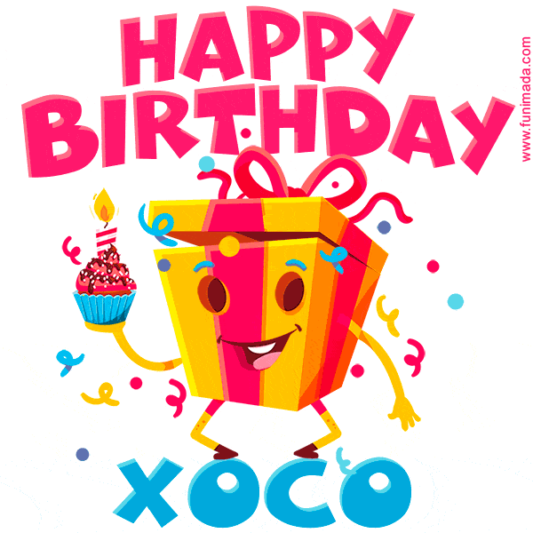 Funny Happy Birthday Xoco GIF