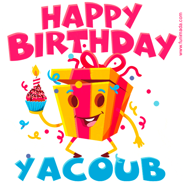 Funny Happy Birthday Yacoub GIF