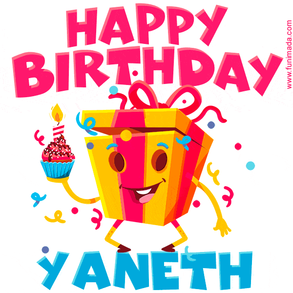 Funny Happy Birthday Yaneth GIF