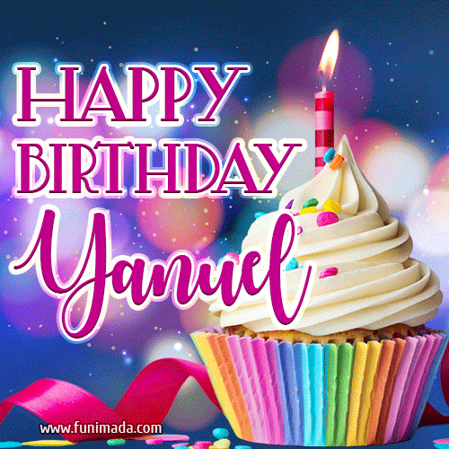 Happy Birthday Yanuel - Lovely Animated GIF