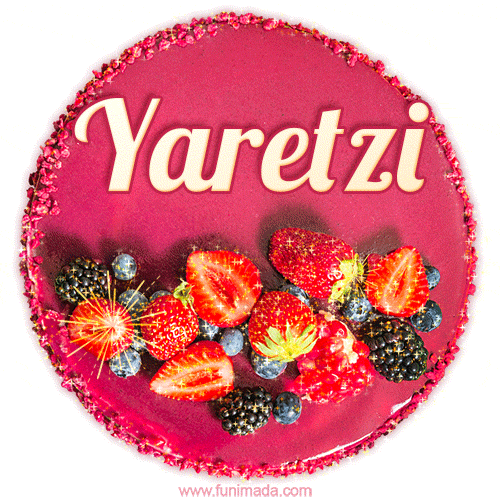 Happy Birthday Cake with Name Yaretzi - Free Download