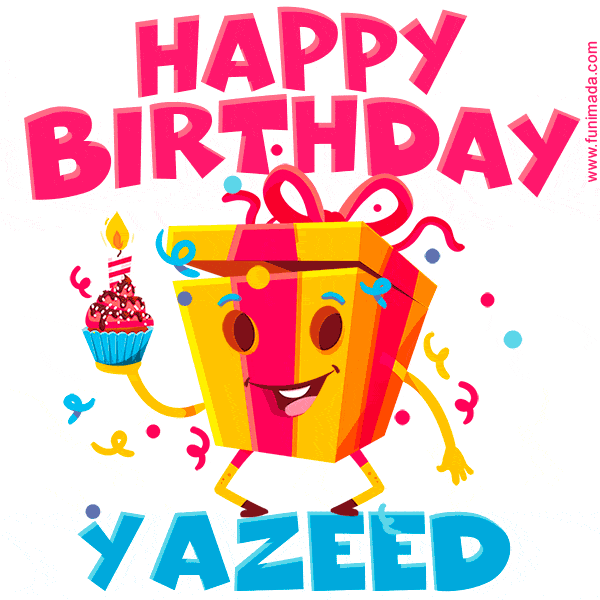 Funny Happy Birthday Yazeed GIF