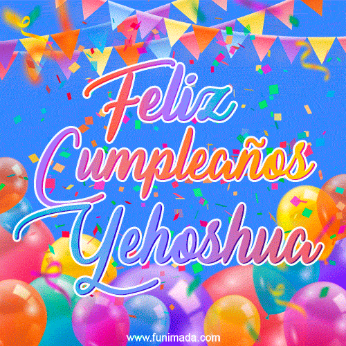 Feliz Cumpleaños Yehoshua (GIF)