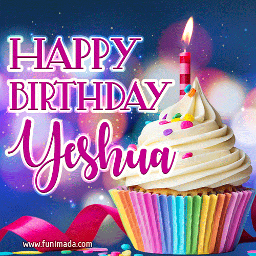 Happy Birthday Yeshua - Lovely Animated GIF