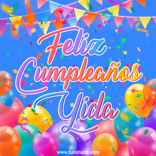 Feliz Cumpleaños Yida (GIF)