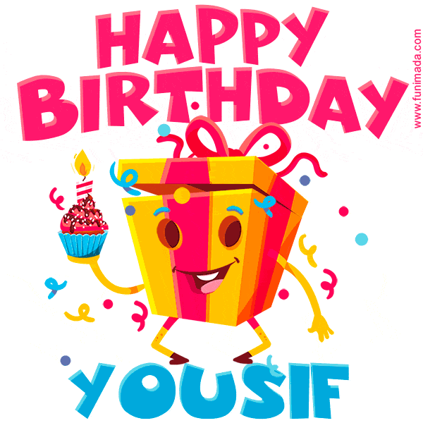 Funny Happy Birthday Yousif GIF