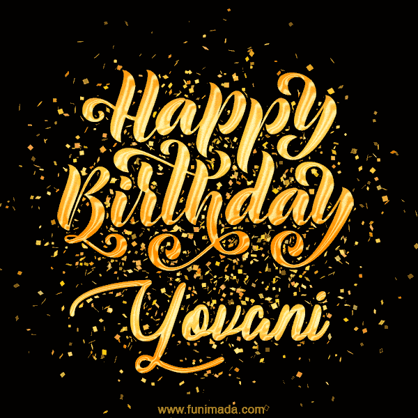 Happy Birthday Card for Yovani - Download GIF and Send for Free