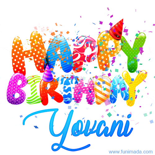 Happy Birthday Yovani - Creative Personalized GIF With Name