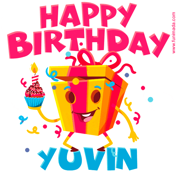 Funny Happy Birthday Yuvin GIF