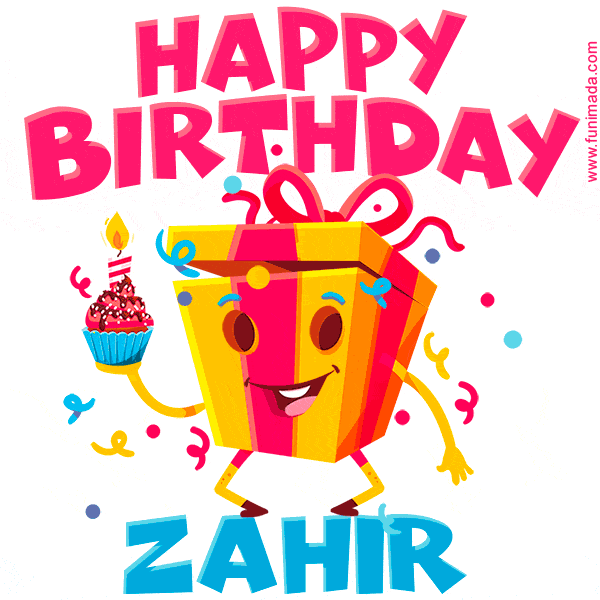 Funny Happy Birthday Zahir GIF