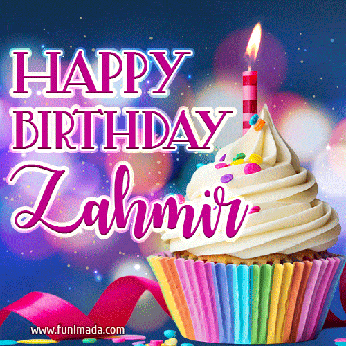 Happy Birthday Zahmir - Lovely Animated GIF