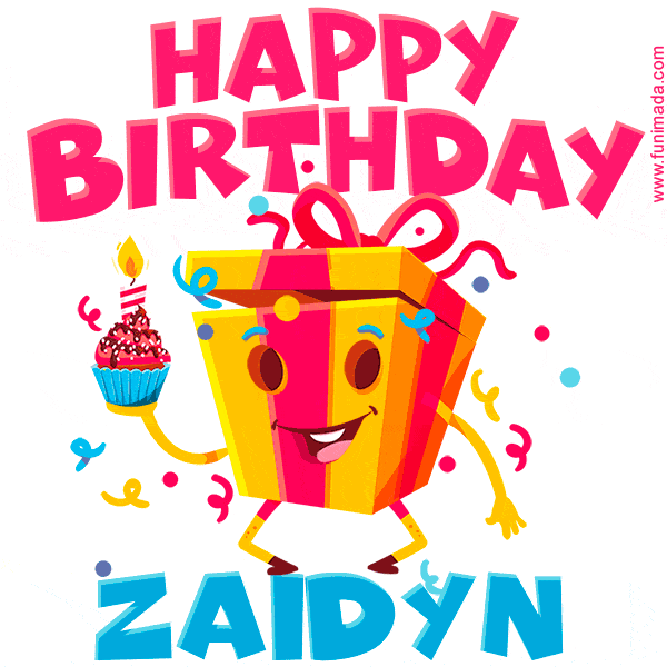 Funny Happy Birthday Zaidyn GIF