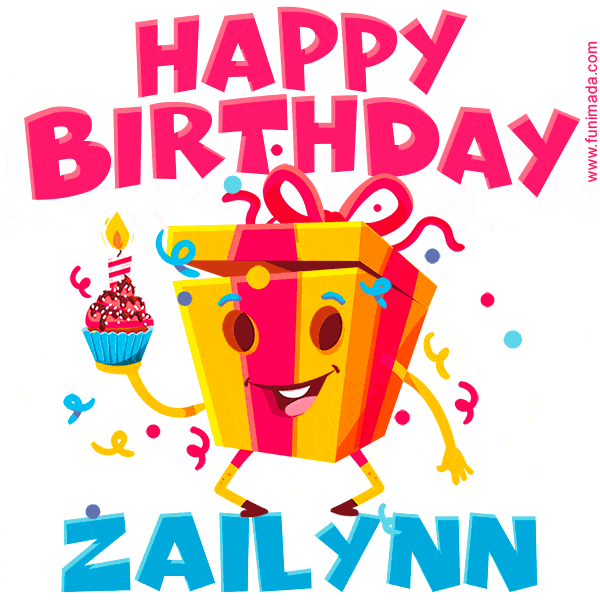 Funny Happy Birthday Zailynn GIF