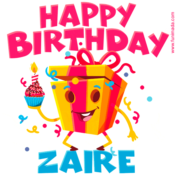 Funny Happy Birthday Zaire GIF