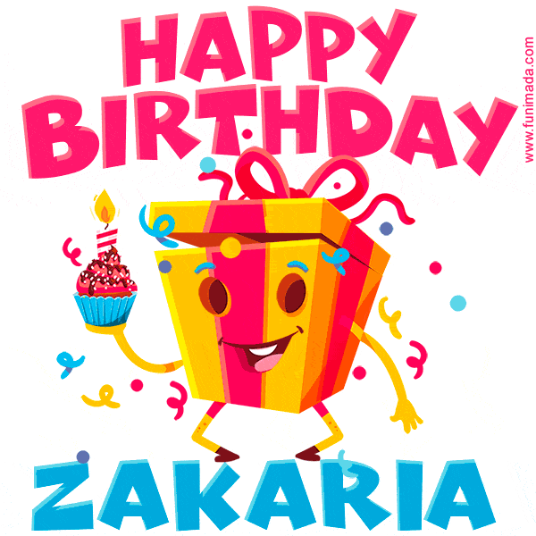 Funny Happy Birthday Zakaria GIF