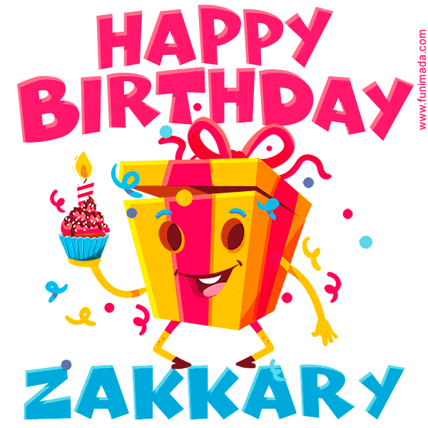 Funny Happy Birthday Zakkary GIF