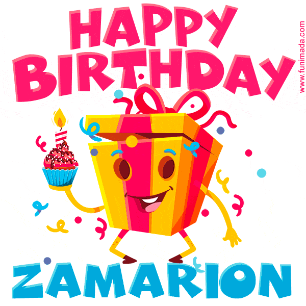 Funny Happy Birthday Zamarion GIF