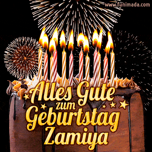 Alles Gute zum Geburtstag Zamiya (GIF)