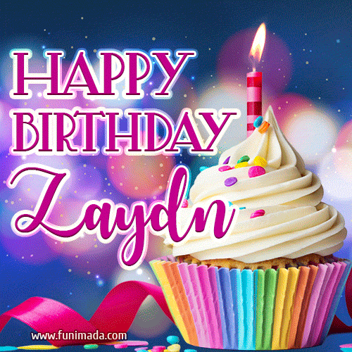 Happy Birthday Zaydn - Lovely Animated GIF