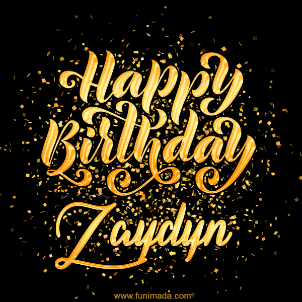 Happy Birthday Card for Zaydyn - Download GIF and Send for Free