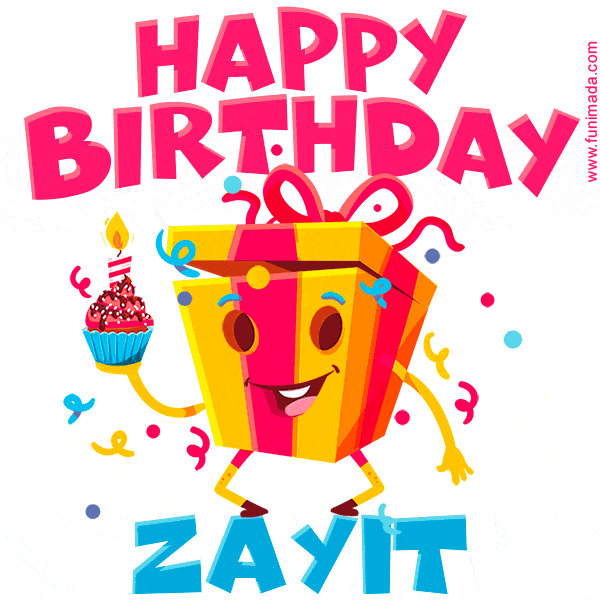 Funny Happy Birthday Zayit GIF